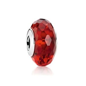 New Red Murano Glass Charm